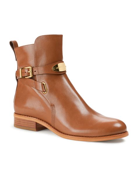 michael kors arley leather boot|Arley Leather Ankle Boot .